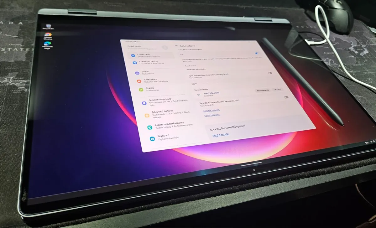 notebook book4 360 NP750QGK-KG2BR