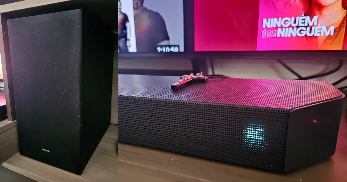 Soundbar Samsung HW Q600C é bom? Veja detalhes, testes e nossa opinião real