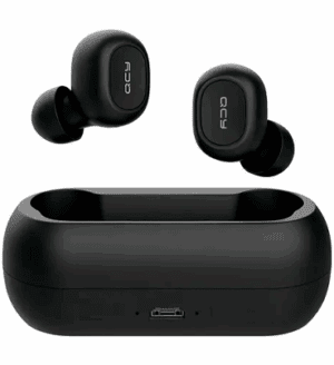Fone De Ouvido Qcy T1c Bluetooth 5.1 Case 380mah Cor Preto