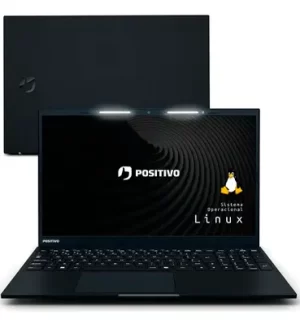 Notebook Positivo Vision R15 Lumina Bar, Amd Ryzen 7 16gb 512gb, Tela 15 Polegadas Full Hd Antirreflexo, Linux - Preto