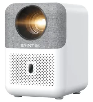 BYINTEK Projetor U4, Suporta 4K 1080P Full HD, Foco Automático, WiFi Inteligente e Projetor BT 5.0, Alto-falante Bluetooth, 400 ANSI Lumens, Adequado Para Home Theater