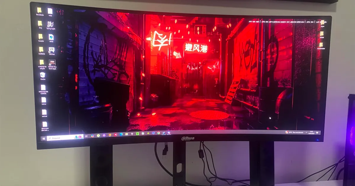 Monitor Dahua é bom? Tela curvo 200Hz é boa pra tudo?