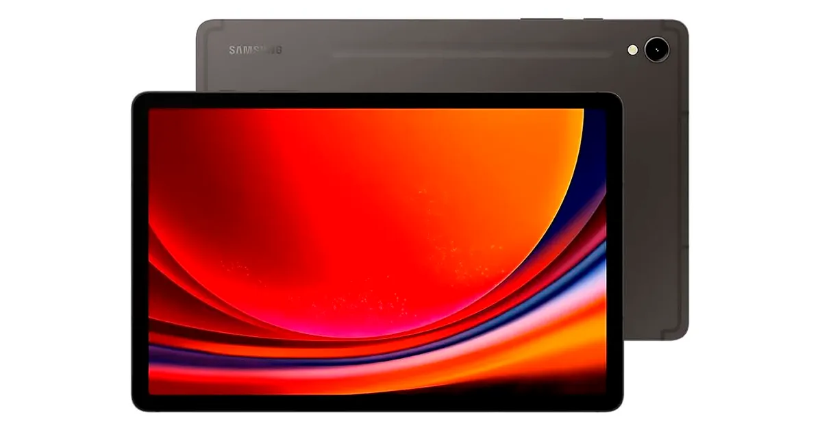 Tab S9 Grafite, 256GB, 11", WiFi, Câmera Principal 13MP, Câmera Frontal 12MP