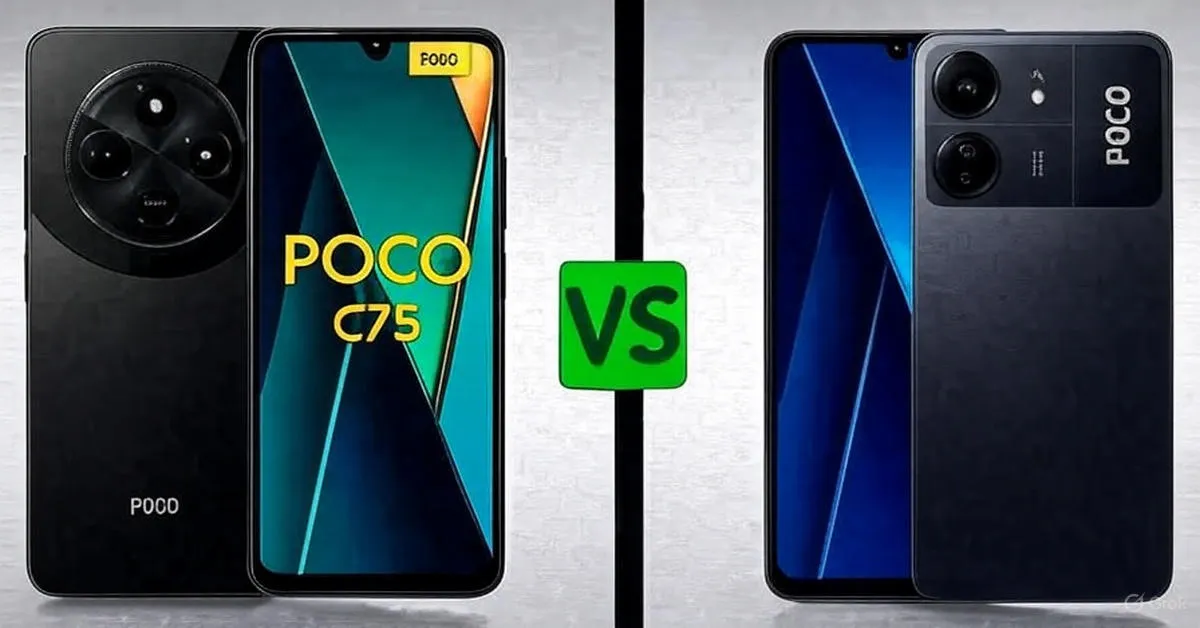 Poco C75 vs Poco C65 qual o melhor