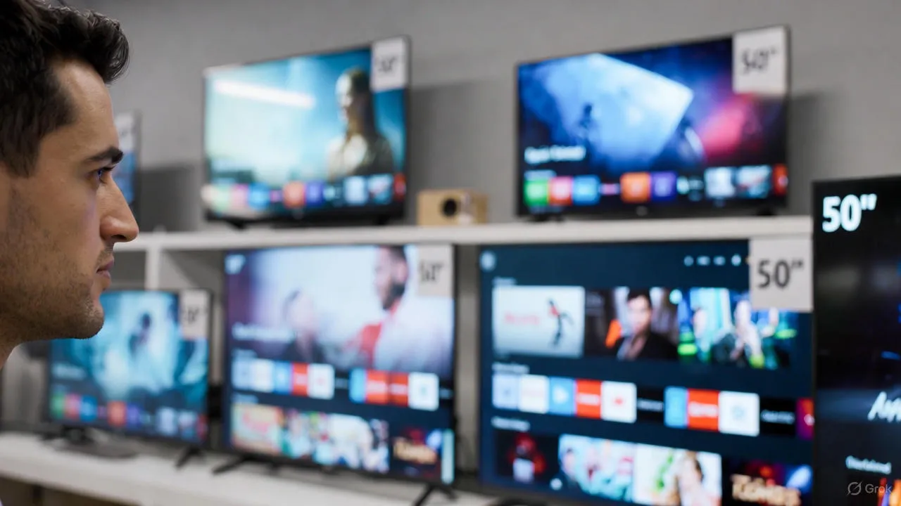 Smart tv 50 polegadas menor preço 2026