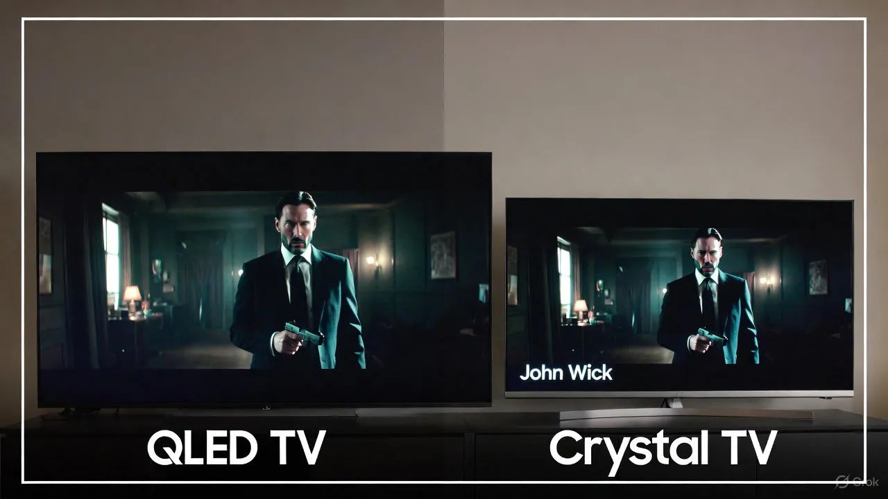 qual a melhor TV QLED ou Crystal