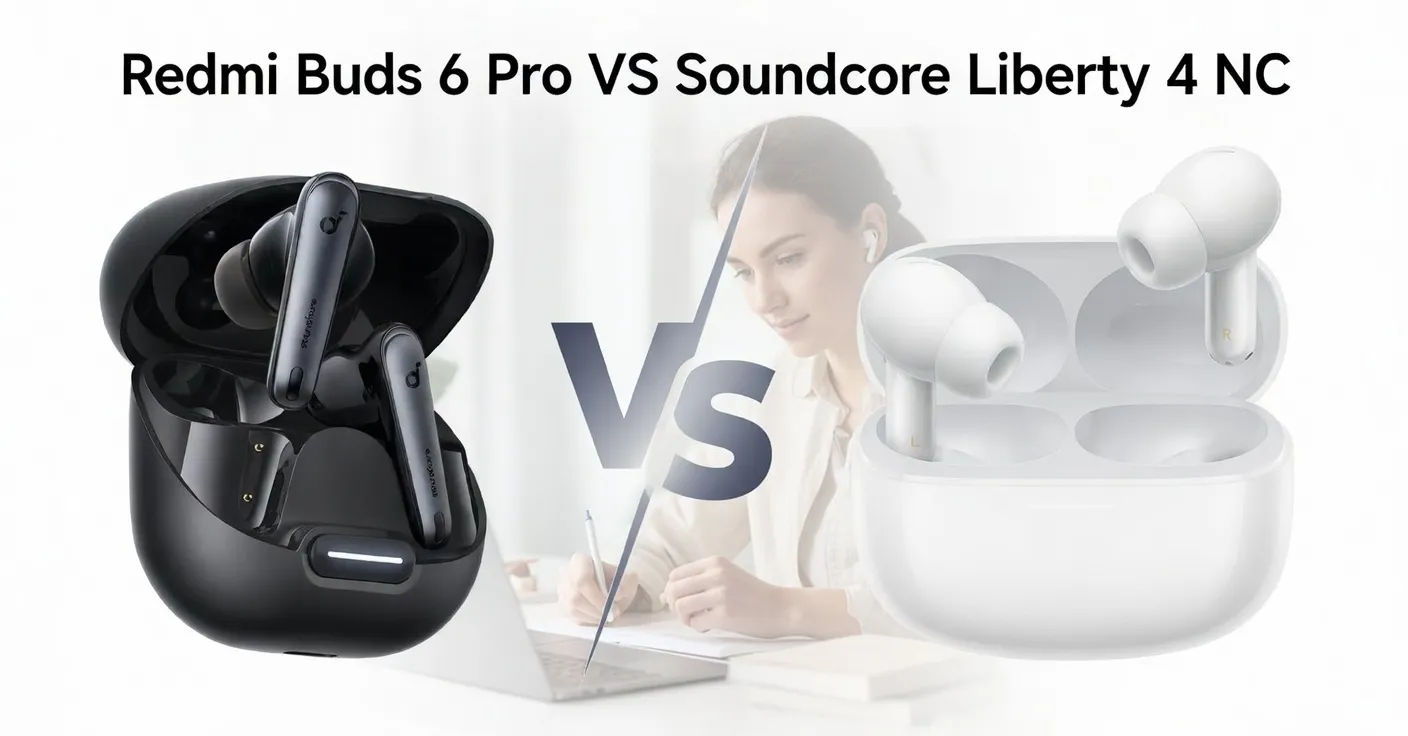 Redmi Buds 6 Pro vs Soundcore Liberty 4 NC qual o melhor