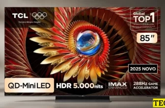 Smart TV TCL 85 Polegadas QLED Mini LED 4K C8K