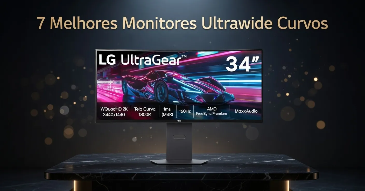 Melhores Monitores Ultrawide Curvos