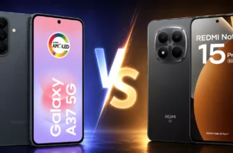 Galaxy A37 5G vs Redmi Note 15 Pro 5G: qual o melhor