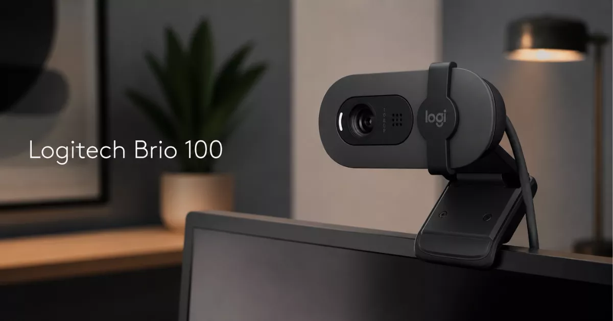 Webcam Logitech Brio 100 é boa