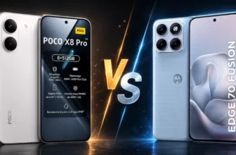 Poco X8 Pro vs Edge 70 Fusion qual é o melhor