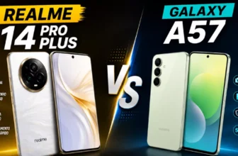 Realme 14 Pro Plus vs Galaxy A57 qual o melhor