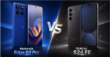 Motorola Edge 60 Pro vs Galaxy S24 FE: a disputa que mostra dois jeitos de comprar premium