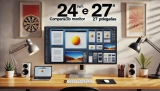 Comparação monitor 24 e 27 polegadas? Confira a Melhor Opção!